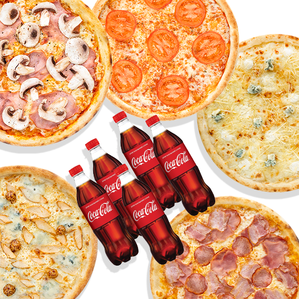 Pizza Bro Party L Cola